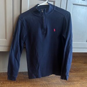 Ralph Lauren Dark Blue Pullover with Red Logo